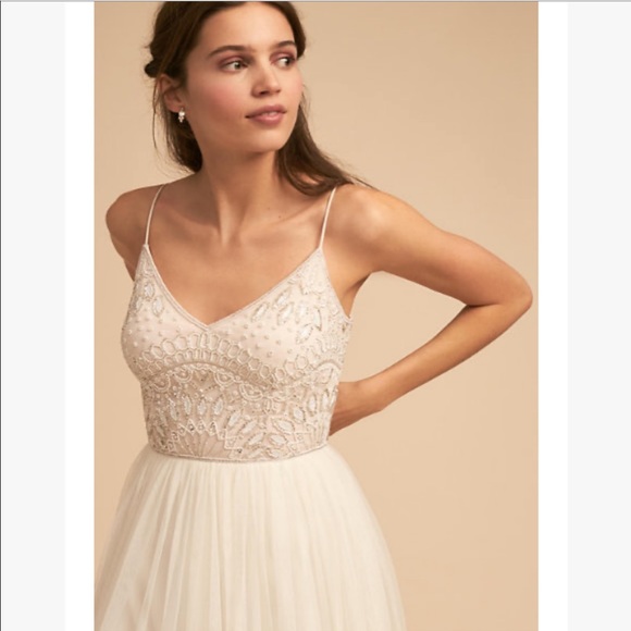 BHLDN Adrianna Papell Violetta Wedding Dress - Picture 2 of 9